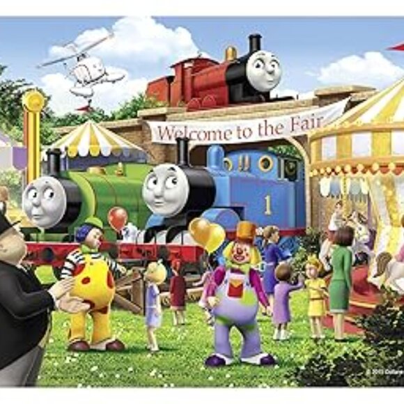 Thomas and Friends Welcome To The Fair Tin Puzzle Box Thomas the Train Engine - Picture 4 of 4